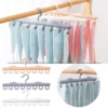 Clothes Hanger Organizer Closet Organizer Space Saving Hanger Multi-port Magic Hanger Plastic Scarf Hangers For Clothes 2