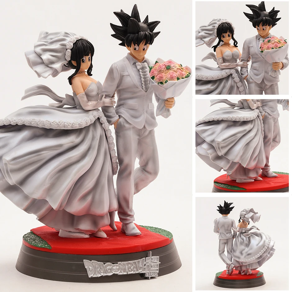 

DragonBall Son Goku & Chichi Wedding Ver. Excellent Figure Anime Model Statue Toy Collectibles Gift