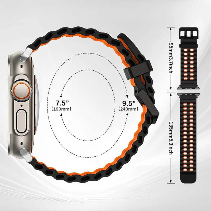รูปสินค้า สายซิลิโคน Apple Watch Ultra 3