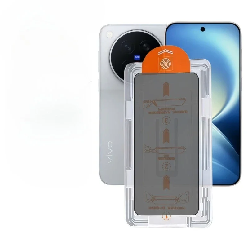 Ultra HD Clear Tempered Glass Screen Protector with Anti-Spy Technology and Easy Installation Kit