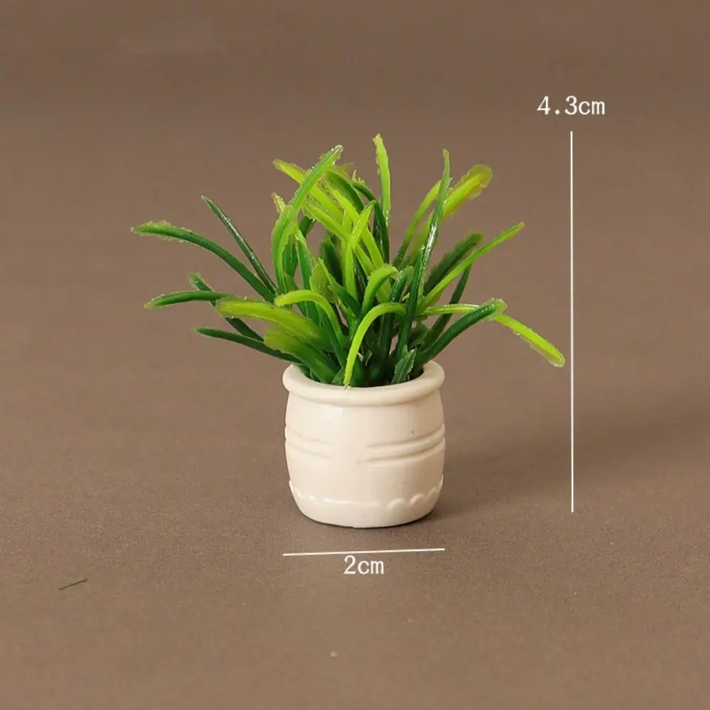 Green Plant Miniature Dollhouse Decorations 1:12 Scale