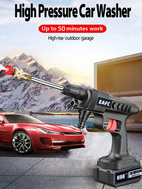 400w 24v 36bar Cordless High Pressure Washer Electric Car Wash 15600mah  Protable Parkside Water Gun For 1/2 Lithium Battery - Car Washer -  AliExpress