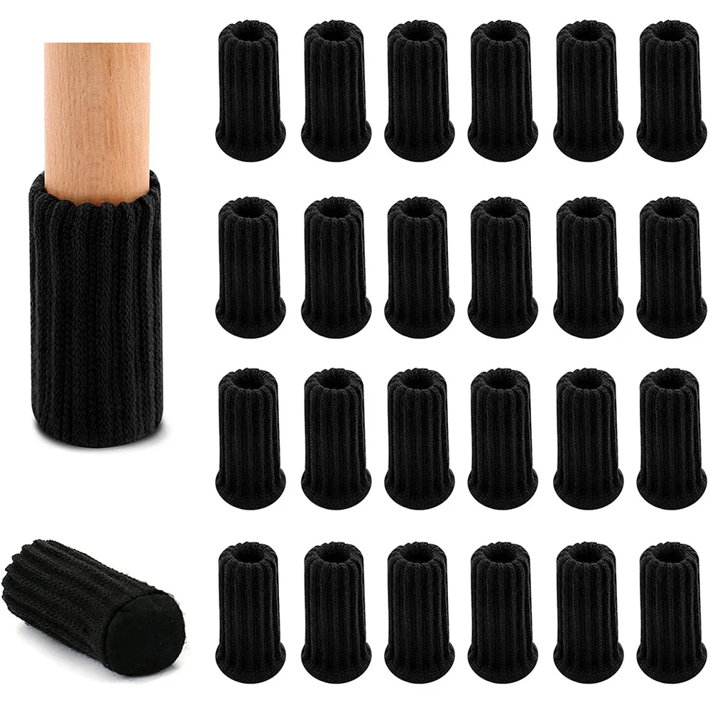 24 قطعة كرسي الساق الجوارب مرونة عالية كرسي الساق...