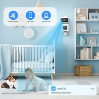 Lenovo-Caméra de surveillance IP sans fil, moniteur de sécurité pour bébé, suivi automatique, caméra de vidéosurveillance intelligente, WiFi 5G, 4K, objectif touriste, maison 5