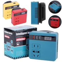 120W DC To ACอินเวอร์เตอร์อินเวอร์เตอร์อัจฉริยะหลายป้องกันอินเวอร์เตอร์DC 18V-21V To AC 220VสําหรับDeWalt/Makita/Milwaukee 1