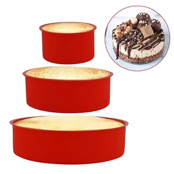 Round Silicone Baking Molds 1
