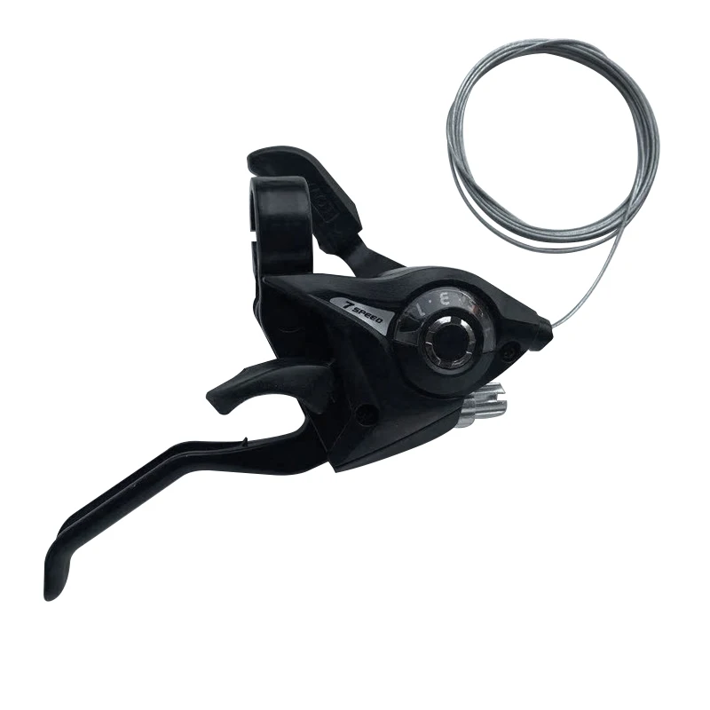 Bike Derailleurs 3x7 3x8 Speed Switch MTB Bicycle Shifter Levers Brake With Shift Cable Cycling Disc Handle For Bike Trekking brake cable