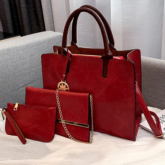 Wholesale Women's Bags Wholesale Handbag Set Shoulder Hand Bags Ladies  Women Purses and Handbags - AliExpress