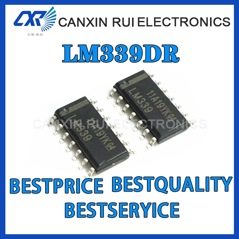 100 new origina LM339DR LM339 four channel voltage comparator/IC chip