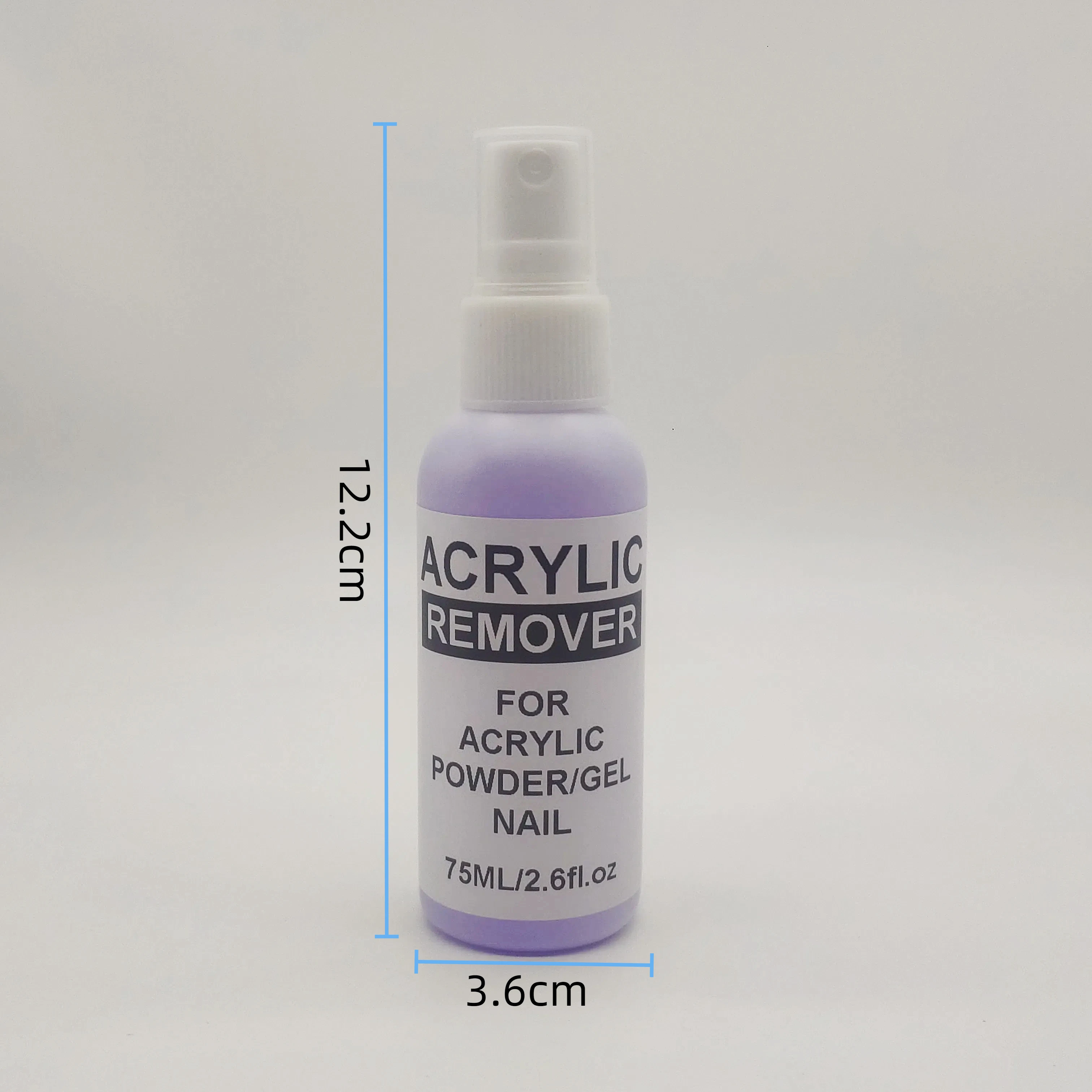 75ml Professional Acrylic Remover Liquid Nail Polish Remover Gel Remover 5