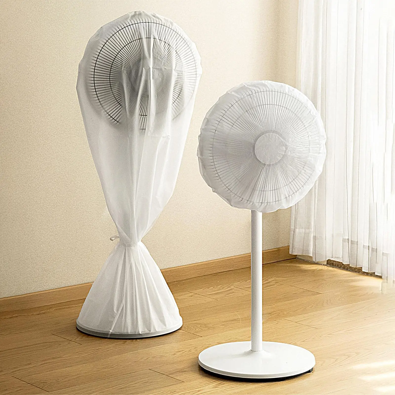 1pcs Waterproof Fan Dust Cover Universal Electric Vertical Floor Fan Dustproof Covers Round Washable Damp-Proof Protector