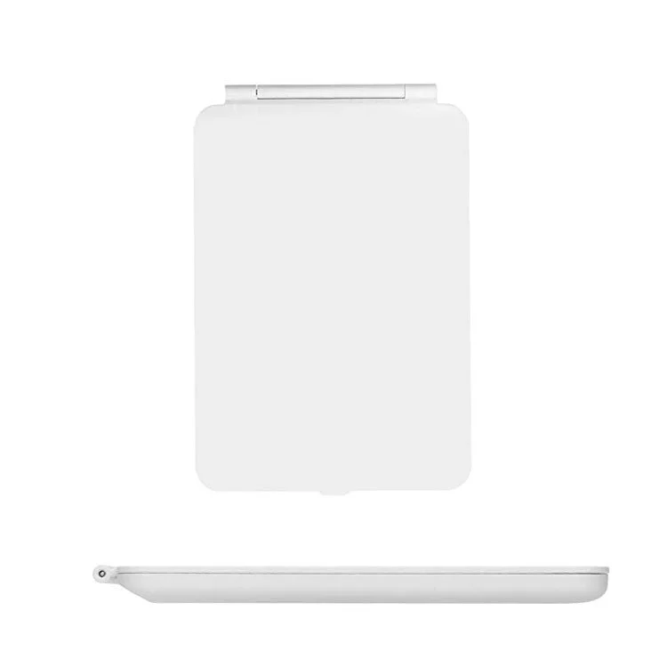 3 Color Light Modes Cosmetic Folding LED Makeup Mirror – USB Rechargeable Touch Screen Compact 5