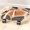 Adjustable Mobile CPU Stand Holder Tower Stand with Rolling Caster Wheels Computer Stand for Tower Fit Most PC Desk Accessories 6
