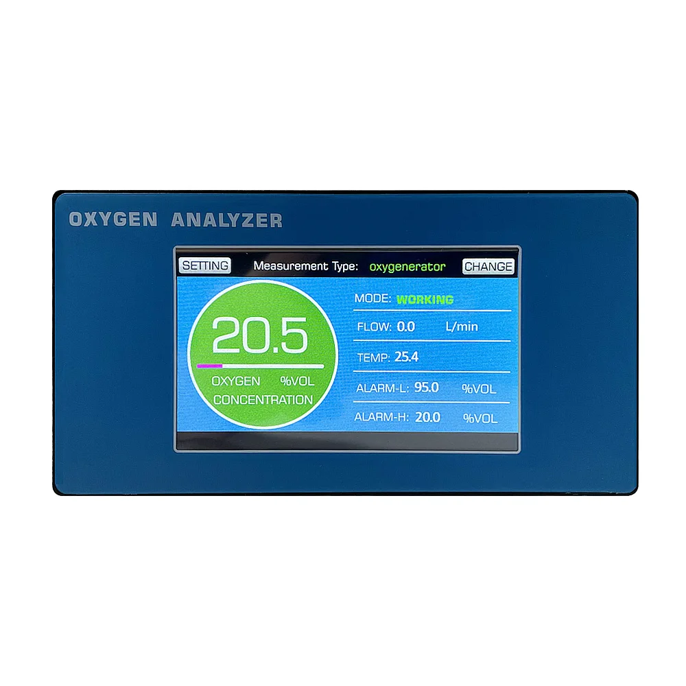 Online Digital Dissolved Oxygen Meter Air Oxygen Gas Meter with Ultrasound Technology
