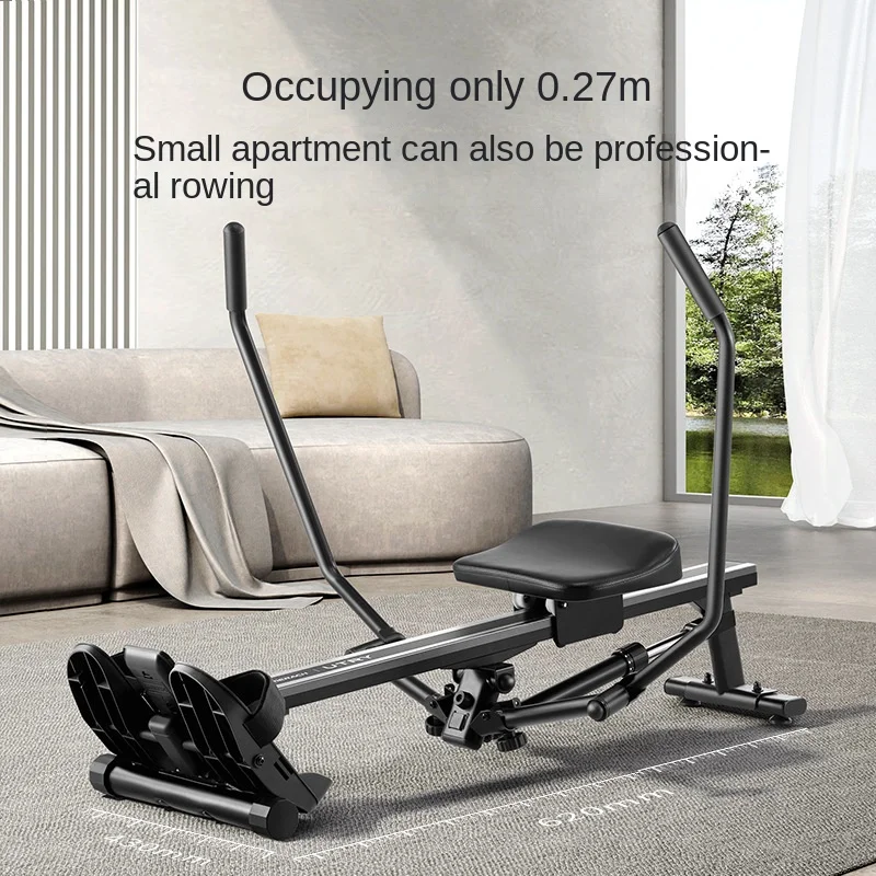 New Hydraulic Rowing Machine, Household Double Propeller Two-way 12-speed Resistance Sports Equipment