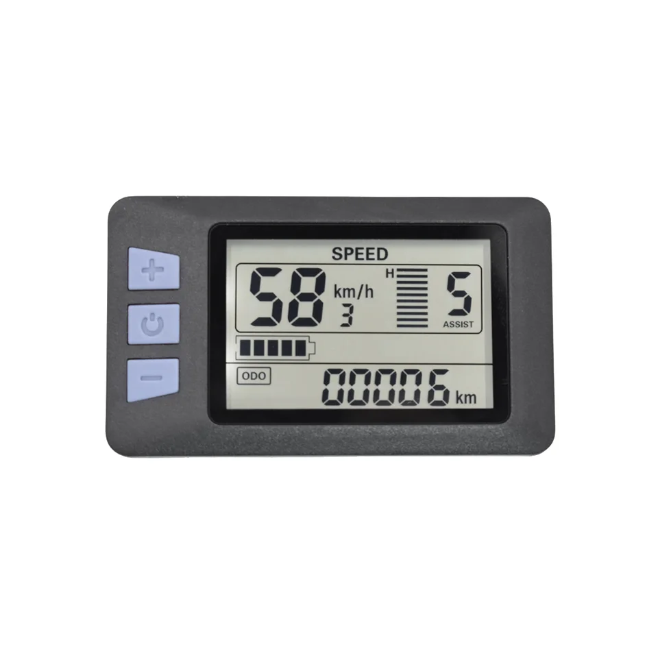 Fegtrtyoa P3C 5PIN Elektrische Fiets Lcd scherm Meter E