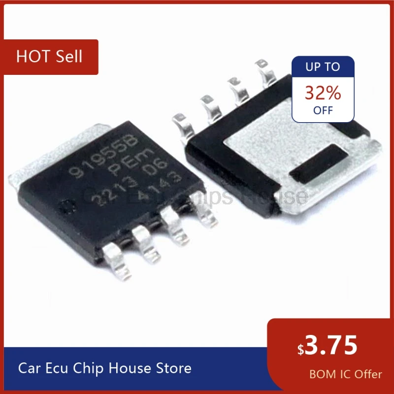 10개/몫 91955B BUK9Y19-55B SOT669 SMD 자동차 전력 칩 IC 5..