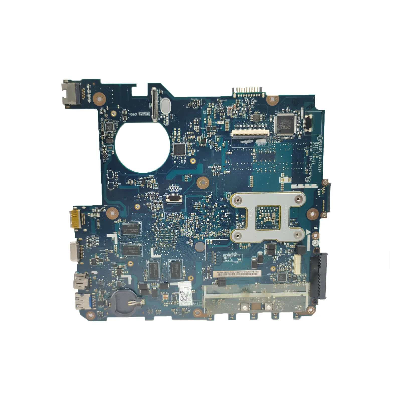placa-mãe qbl50 LA-7551P placa-mãe hd7670m 1g 100%