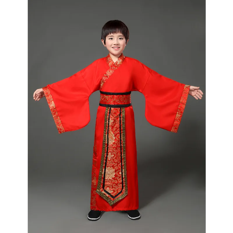 boys traditional ancient chinese costume chinese traditional tang hanfu dress child clothing cosplay fairy dance kids children chinese traditional costumes