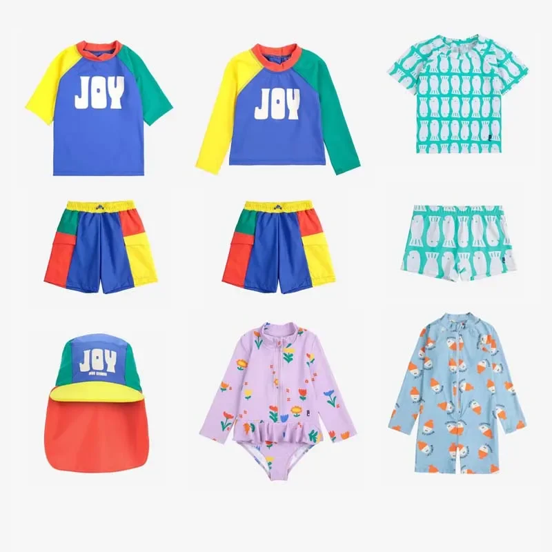 Kids Swimwear for Girls BC Brand New Summer Toddler Boys Clothes Baby Swimsuits One Piece Cute Print Holiday Outwear Bikini