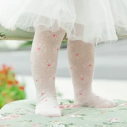 Baby Tights Cotton Cute Flower Kids Girl Tights Clothes Mesh Newborn Children Pantyhose Summer Spring Toddler Princess Stockings