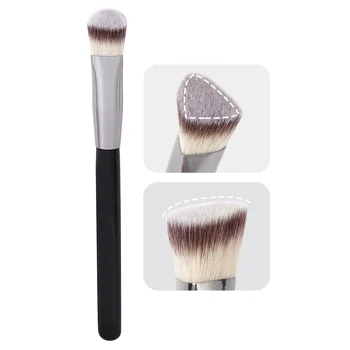 1pcs Under Eye Concealer Makeup Brush Triangle Foundation Brush for Liquid Cream Blending Concealing Cosmetic Makeup Tools 1