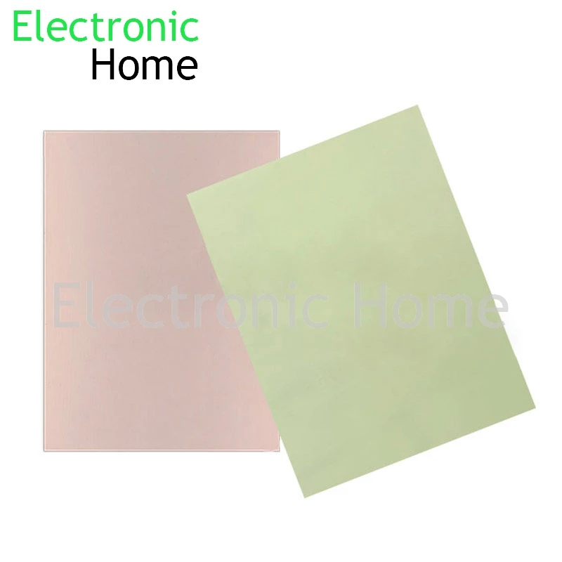 Single sided FR-4 fiberglass copper-clad laminate experimental board PCB circuit board 5x7 7x10 10x10 10x15 10x20 15x20 20x30CM