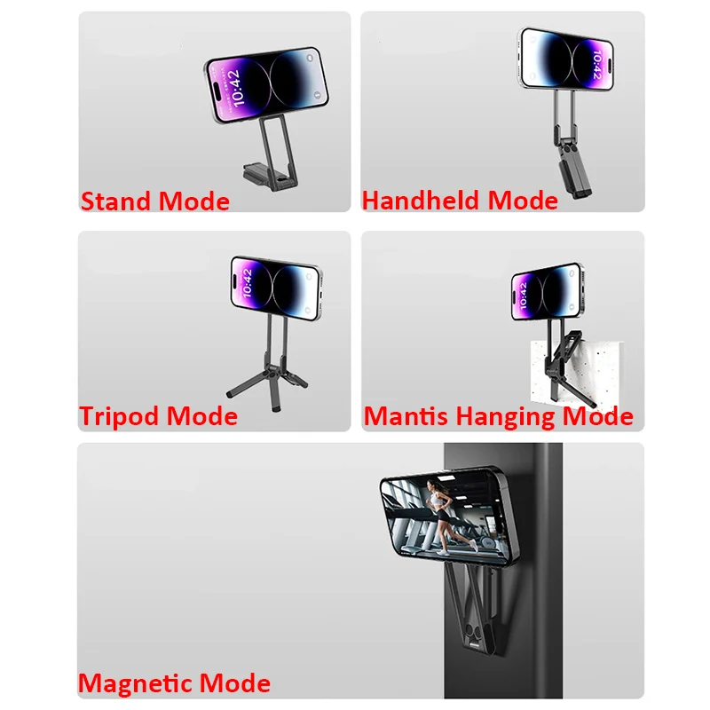 Magnetic Foldable Phone Tripod Stand