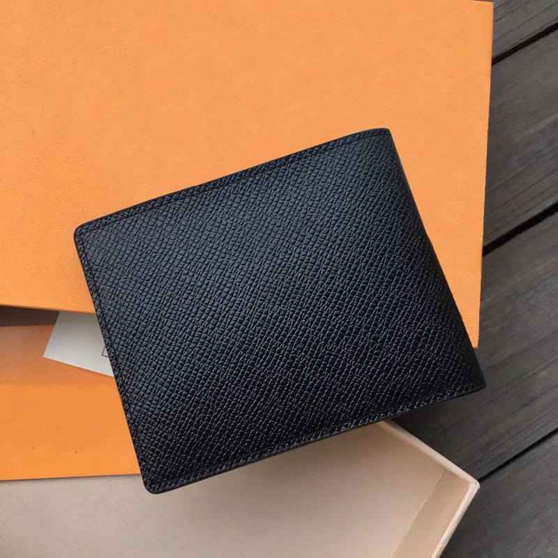 

Новинка 2024, классический мужской кошелек из искусственной кожи, мужской роскошный дизайнерский кошелек, модный холщовый кошелек