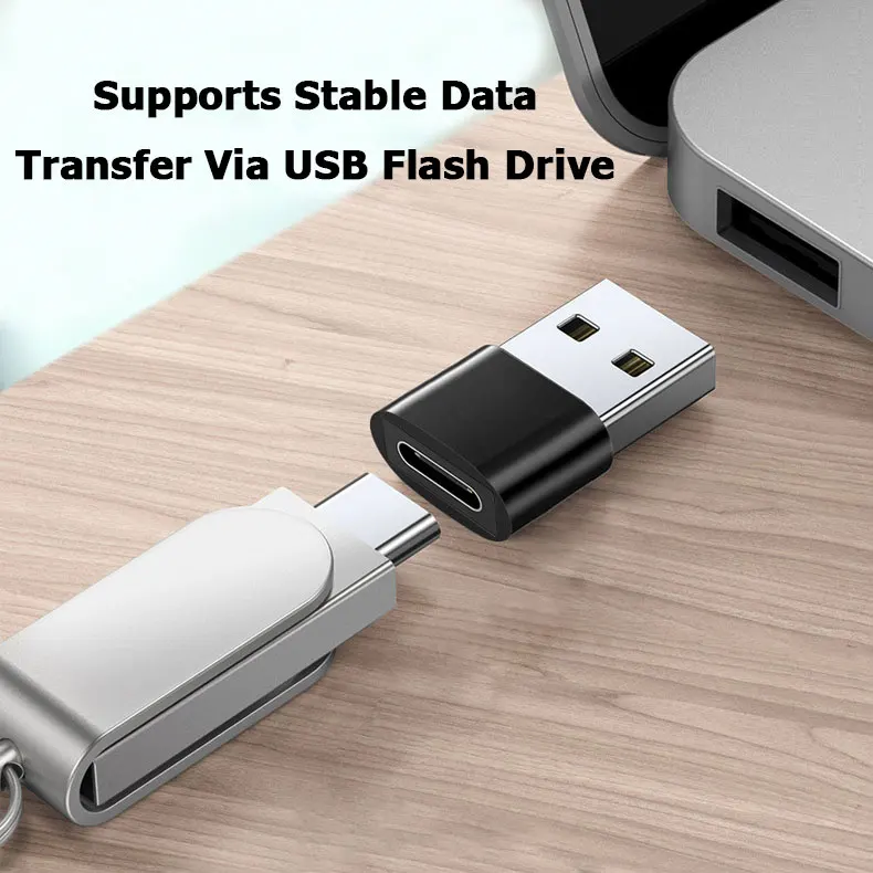 5/10 Pcs OTG Adapter USB To Type C Converter USB A Male To Micro Type C Female Connector for Computer Laptop Data Transfer