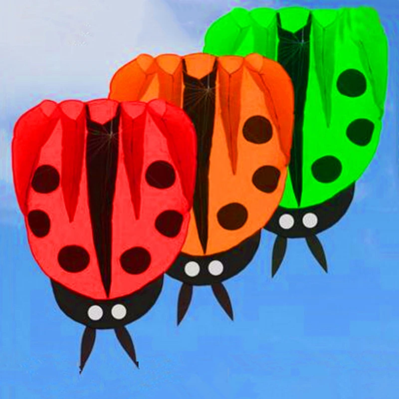 large ladybug kite buggy animated kites for kids inflatable kite soft factory adult outdoor games papalotes
