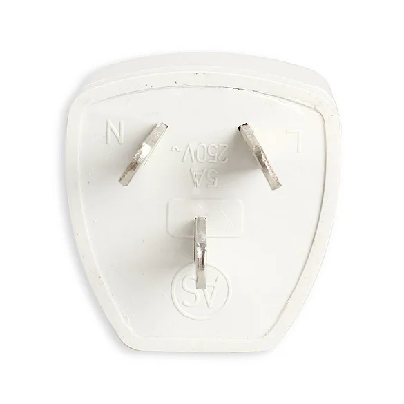 อะแดปเตอร์แปลงไฟปลั๊กเสียบผนังแบบพกพาสำหรับการเดินทางแบบอังกฤษไปยังออสเตรเลีย 1