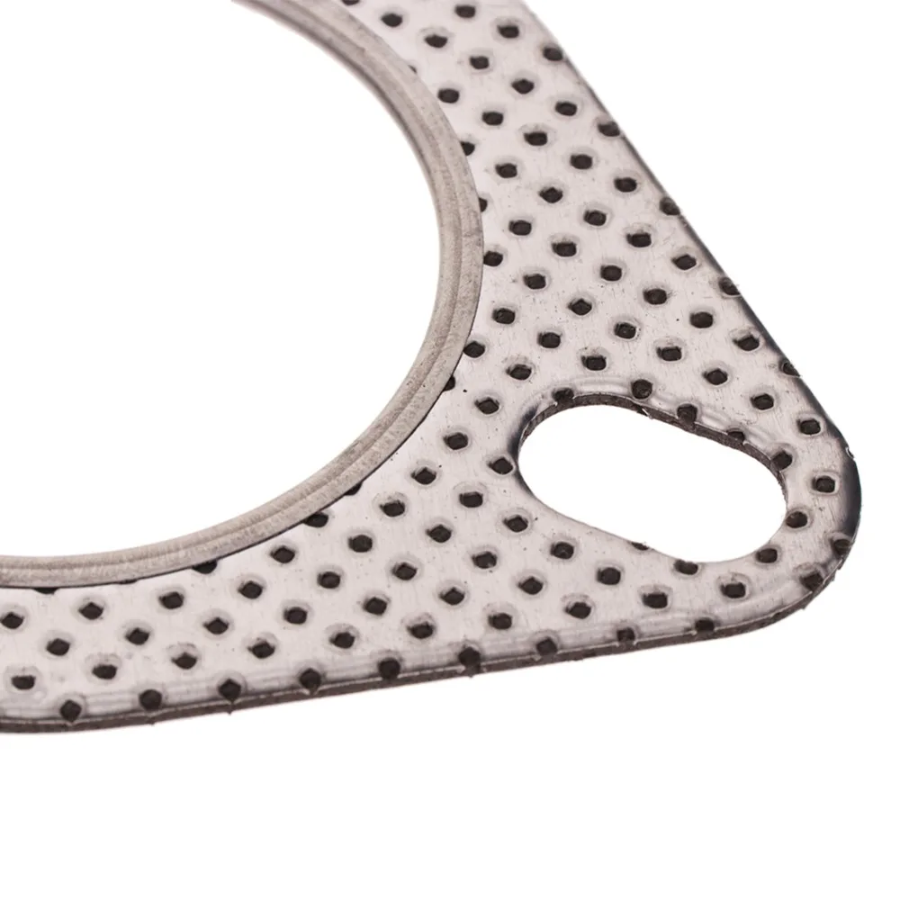 2-Bolt Hole 2.0'' inch High Temperature Exhaust Gasket Turbo Flange 53mm Reinforced 1Pcs Car Accessories exhaust gasket