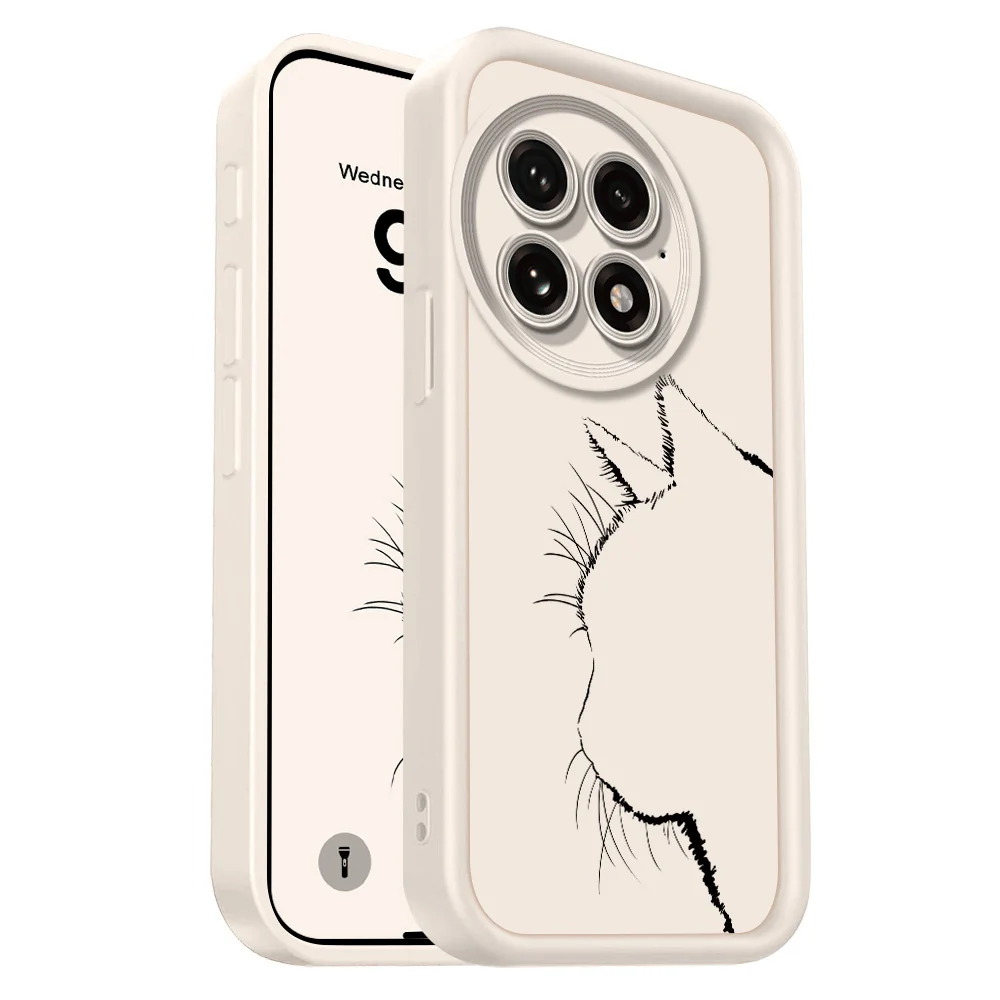 Elegant Cat Silhouette Staircase Soft Phone Case