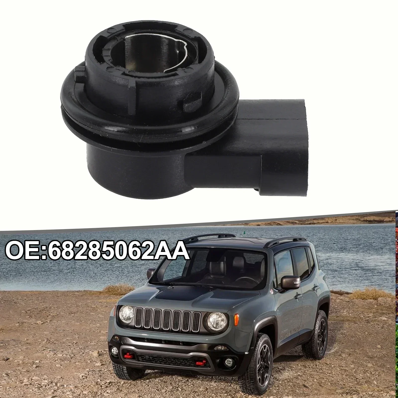1*68285062AA# Car Light Base PY21 Bulb Socket Lamp Holder For Jeep- For Renegade- Car Lamp Holder PY21 Light Bulb Socket