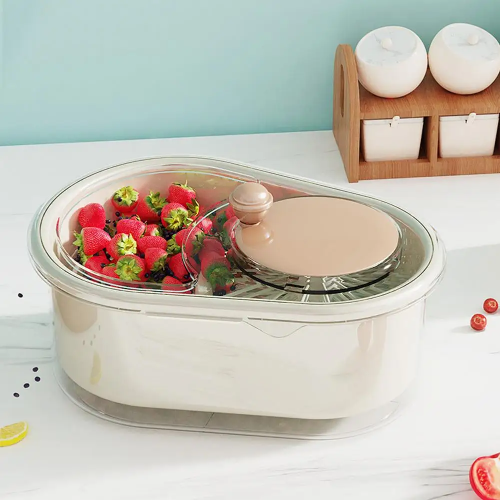 Fruit Cleaner Efficient Fruit Vegetable Washer with Capacity Spinner Bowl Detachable Brush Drain Basket for Easy High-quality 5