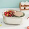 Fruit Cleaner Efficient Fruit Vegetable Washer with Capacity Spinner Bowl Detachable Brush Drain Basket for Easy High-quality 5