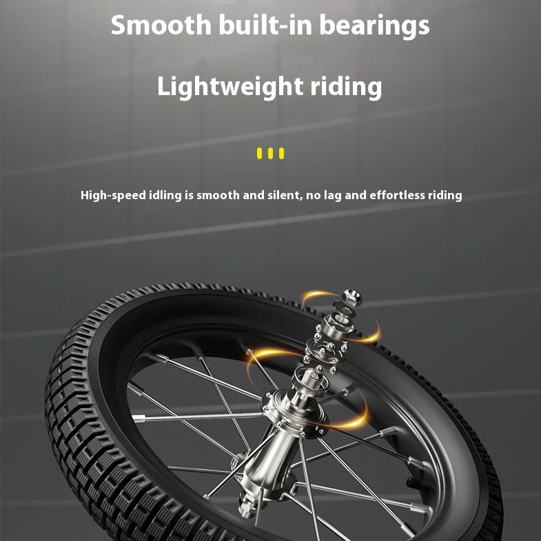 Bicycle2-8Years Bicicleta con ruedas auxiliares para bicicleta con pedales de 12-20 pulgadas