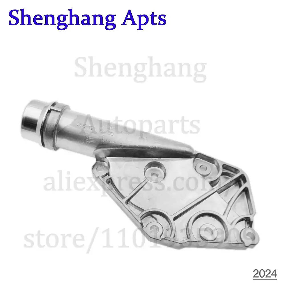 Aluminum Plastic Engine Thermostat Housing Cover & Gasket For Audi A4 B7 B8 A5 A6 C6 A7 A8L D4 Q5 2.8 3.2 06E121168 06E121168B