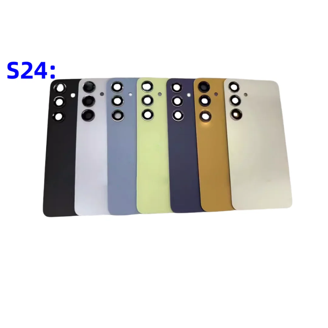 배터리 후면 커버 케이스, 후면 문짝 하우징 케이스, 유리 교체, 삼성 갤럭시 S24 + S24Plus S24Ultra SM-S9280 후면 커버