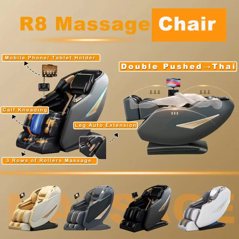 Timing Control Massage Chair Kneading Shiatsu Stretch Massage Chair for Full Body Zero Gravity Calf Kneading Timing Control Massage Chair Kneading Shiatsu Stretch Massage Chair for Full Body Zero Gravity Calf Kneading - Image 3