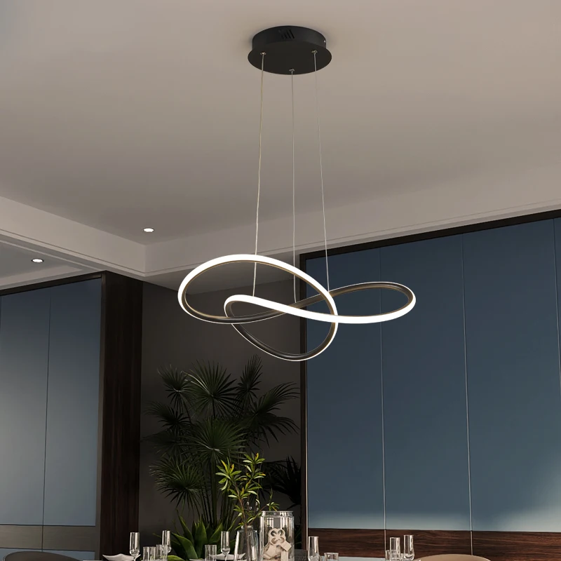 

Modern Led Pendant Lamp 90-265V Suspension Hanging Pendant Lights for Living Room Dinning Kitchen Study Bar Shop Indoor Lighting