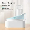 Double Dog Cat Bowls Water and Food Bowl Tilted15 Degrees Raised Cat Bowls with Automatic Water Bottle-Pet Feeder For cat Cats 3