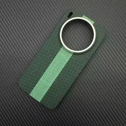 Ultra - Thin Kevlar Magnetic Carbon Fiber Phone Case for Vivo X300 (Green shade)