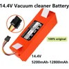 14.4V 12800mAh Robotic Vacuum Cleaner Replacement Battery For Xiaomi Roborock S55 S60 S65 S50 S51 S5 MAX S6 Parts 1