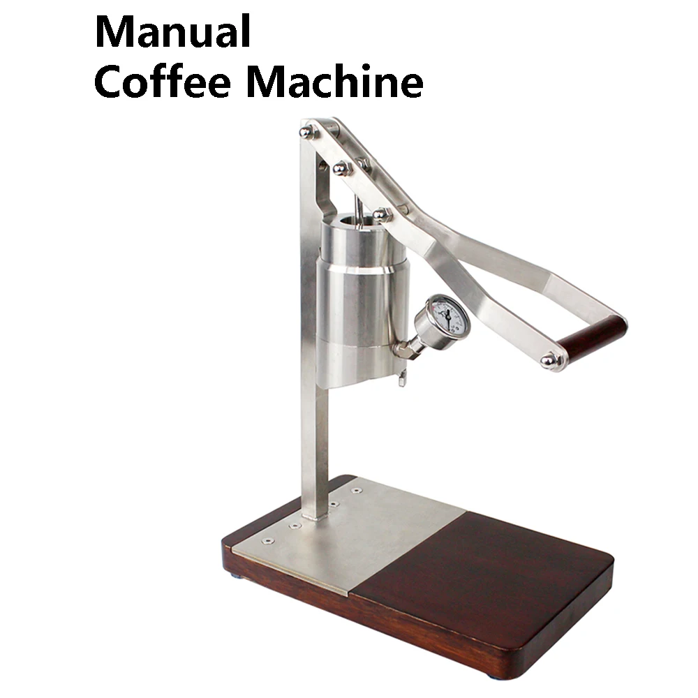 Zxs-espresso-2 Hand Push Coffee Machine Semi-automatic Espresso Machine Commercial Portable Cappuccino Machine Maker 16bar 100ml