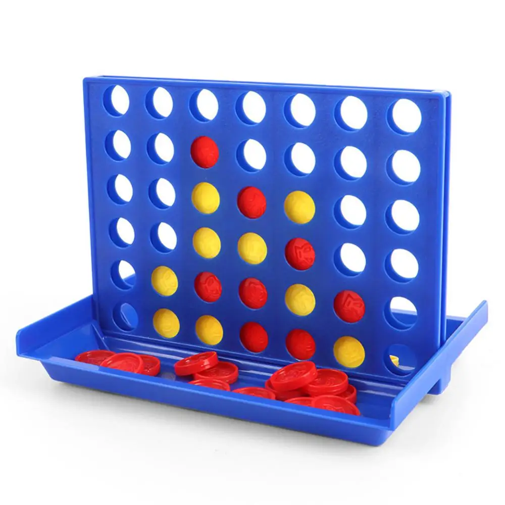 

Fun Indoor Activity Hot Sale Challenging Colorful Connect 4 Family Game Night Portable Interactive Trending Social Interaction