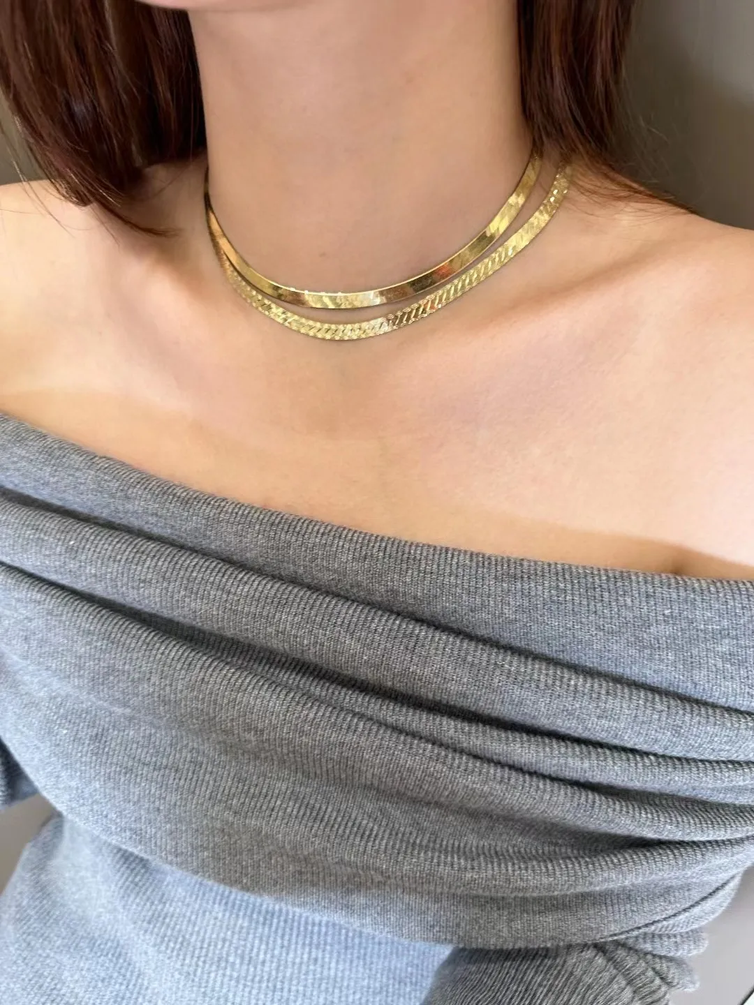 14 Karat Yellow Gold Diamond Baguette Necklace – RACHEL LYNN CHICAGO