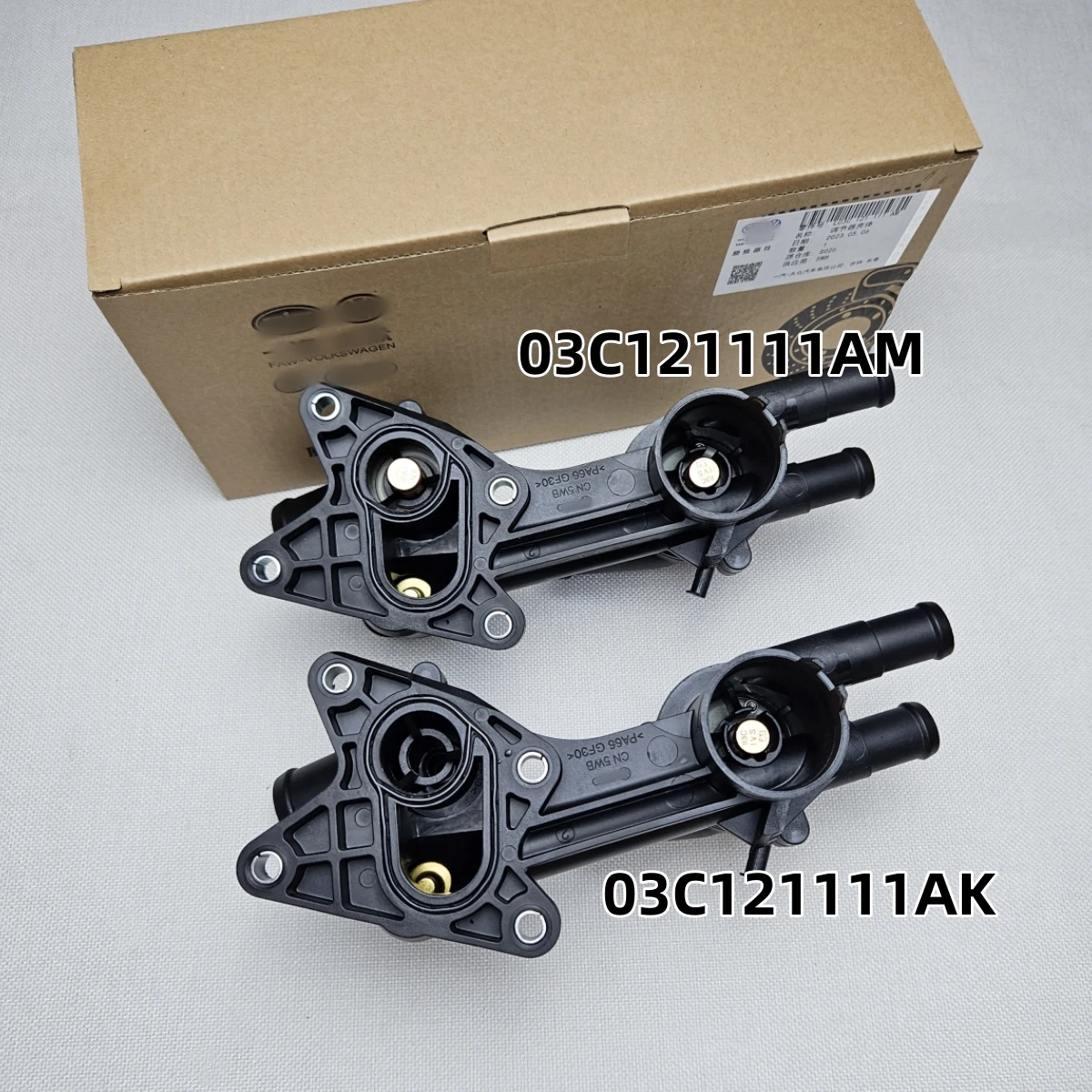 Engine Coolant Thermostat 03C121111AM,03C121111AK,03C121026AR For AUDI A1,A3,VW EOS,Golf,Jetta,Passat,SciroccoTiguan1.4/1.6 1.4T engine coolant thermostat
