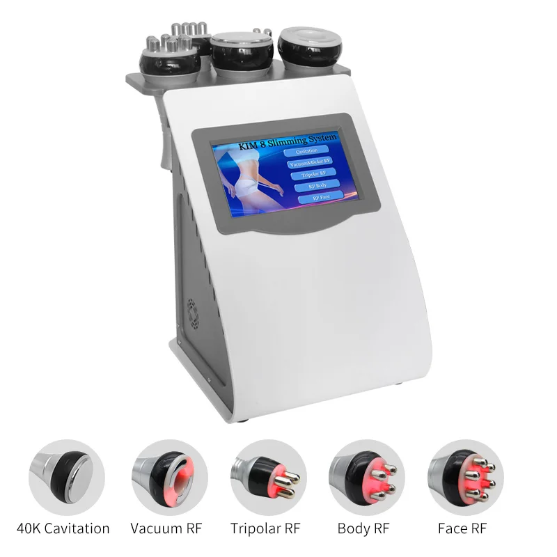 40KHZ KIM8 5/6 IN 1 Body RF Cavitation Ultrasonic Slimming Machine